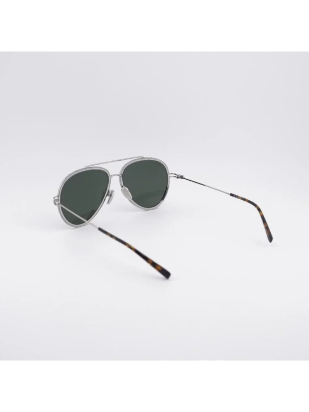 Gucci GG1981S 005 Sunglasses Transparent Grey/Silver Aviator Frame, Grey Lenses